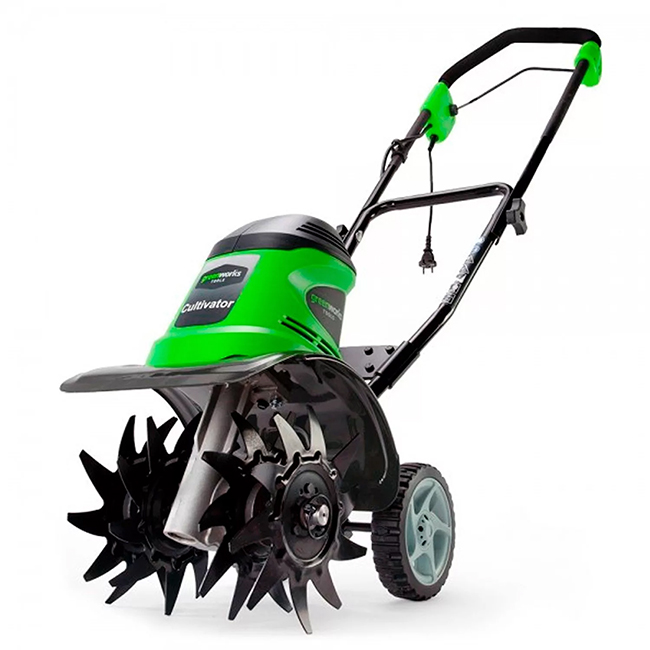 Greenworks GTL9526 - pour une serre avec des tomates et des concombres