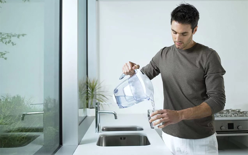 Options de sélection du filtre à eau