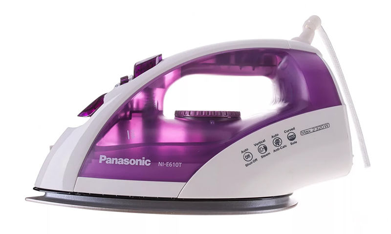Panasonic NI-E610TVTW - fer à vapeur avec semelle anti-rayures