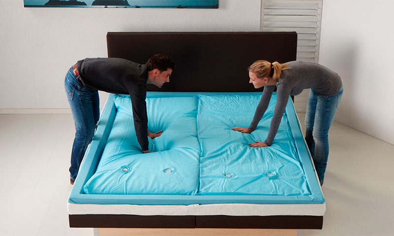 Options de sélection pour un lit double
