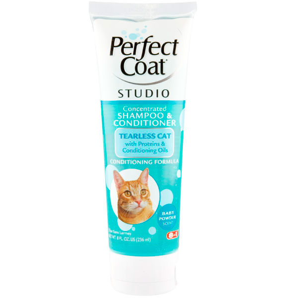 Shampooing conditionneur concentré Perfect Coat Studio Tearless Cat