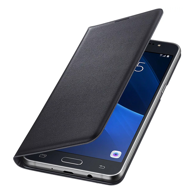 Le portefeuille Samsung Flip Wallet (EF-WJ510PBEGRU) est une fonction pratique de réveil.