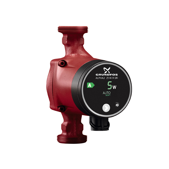 Grundfos ALPHA2 25-40 180 - pompe de circulation de surface à haute efficacité