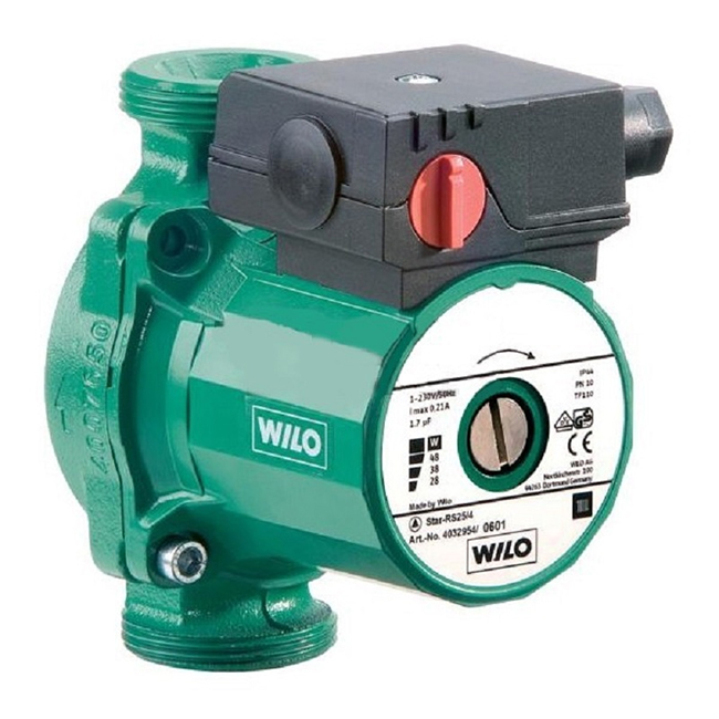 Wilo Star-RS 25/4 - la meilleure pompe de circulation