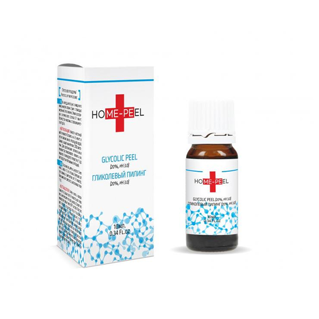 Peeling glycolique HOME-PEEL 20% pH 3.0 - de la pigmentation et des premières rides