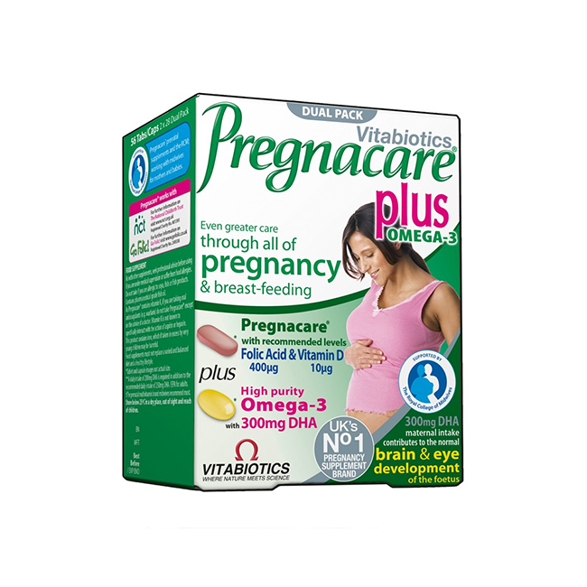 Vitabiotics Pregnacare Plus - c huile de poisson