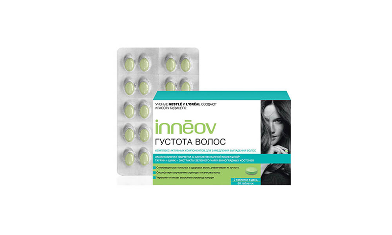 Densité de cheveux Inneov - avec antioxydants