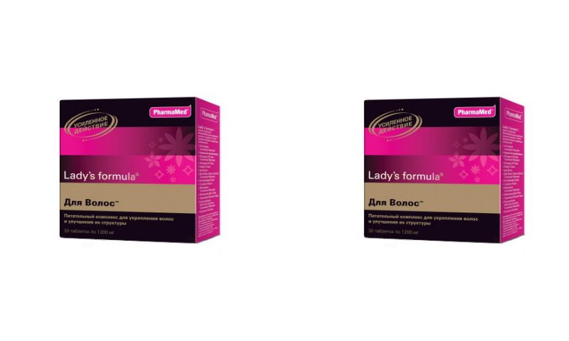 Formule Lady pour cheveux - nourrissante et raffermissante