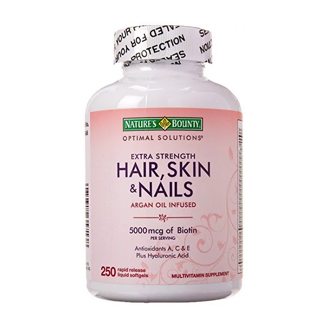 Nature's Bounty Cheveux, peau et ongles extra-puissants - avec effet d'accumulation