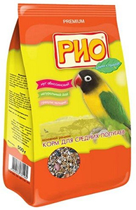 Rio Pour les perroquets moyens - le régime principal