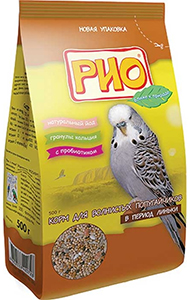 Rio Pendant la période de mue - le meilleur aliment pendant la période de mue
