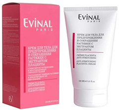 EVINAL Pour prévenir et réduire les vergetures - avec extrait de placenta