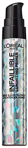 LOREAL Infaillible Luminizing Primer - une base peu coûteuse avec nacre