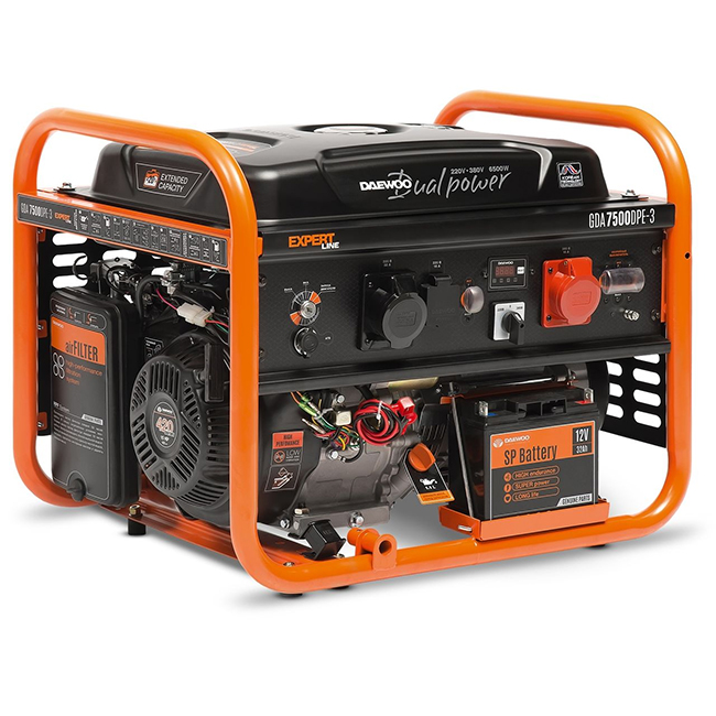 DAEWOO GDA 7500DPE-3 - efficacité constante pour toutes les tensions