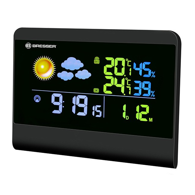 Bresser TemeoTrend Color RCC - un bel appareil avec un écran multicolore