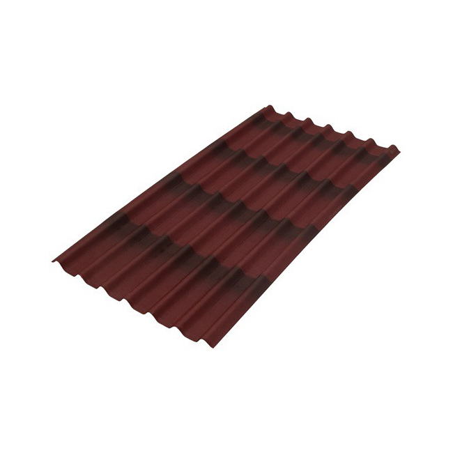 Dalle Ondulin rouge 960x1950 mm - pour une maison sur une colline