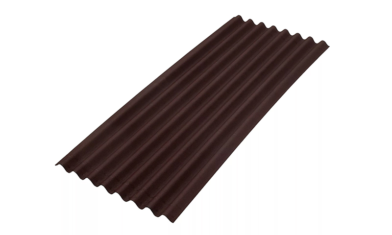 Ondulin Smart marron 950x1950 mm - pour le toit d'un grand chalet