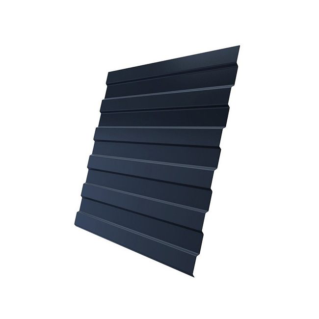 C8 Grand Line Quarzit lumière 0,5 mm RAL 7024 - pour portails