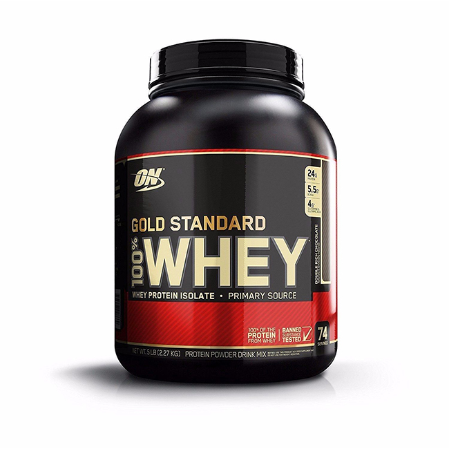 OPTIMUM NUTRITION Whey Gold Standard 100% - la meilleure option pour ceux qui ne digèrent pas le lactose