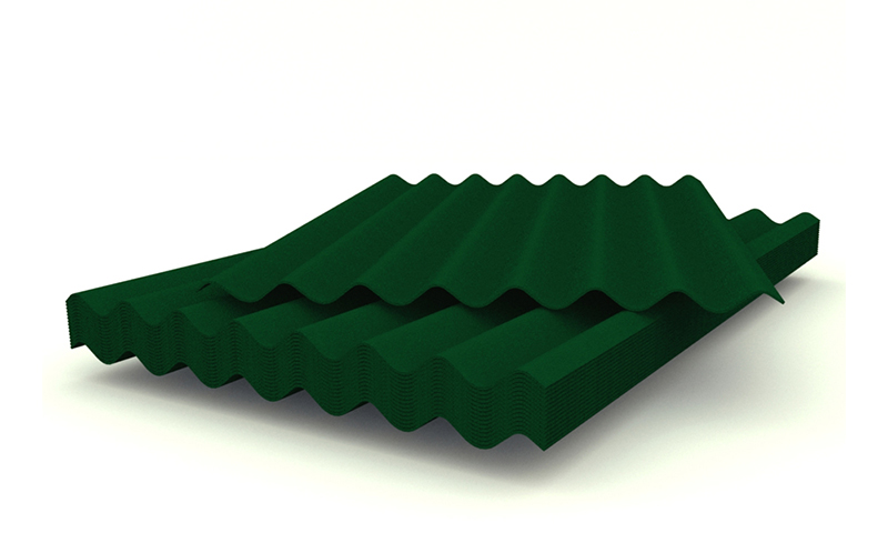 Euro SV-40 1750x1130x5.2mm, vert - pour un auvent