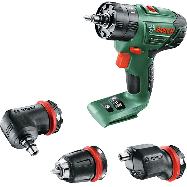 Bosch AdvancedImpact 18V Quick Snap - Hit 2017 avec 3 buses