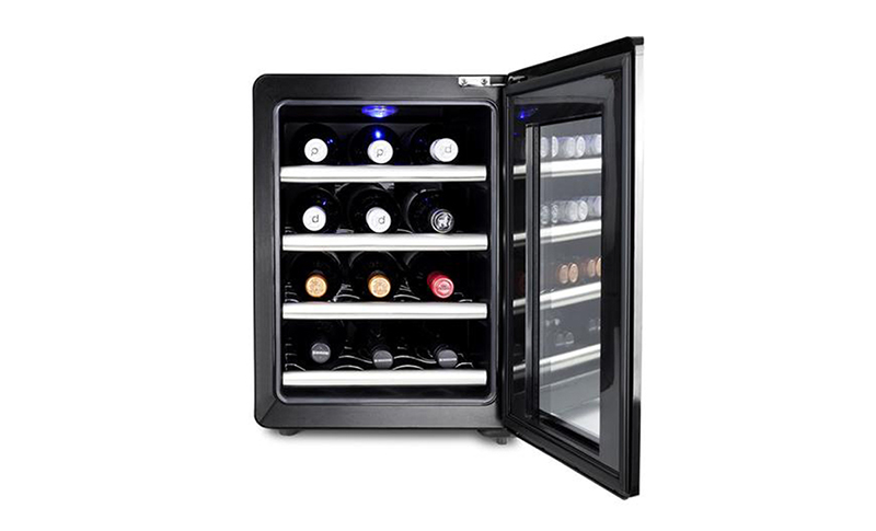 Caso WineCase Red 12 - cave à vin thermoélectrique compacte à refroidissement dynamique