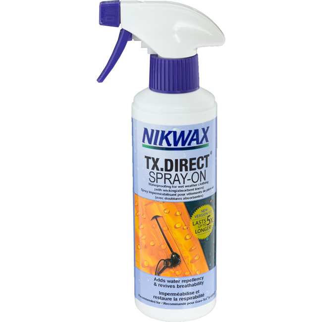 NIKWAX TX.DIRECT SPRAY-ON - sans danger pour un usage quotidien