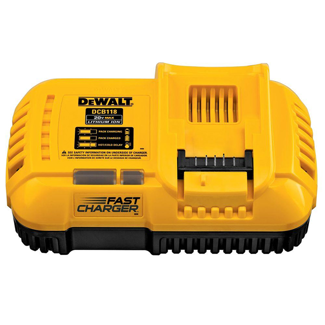 DEWALT DCB118 - pour les curseurs de refroidissement forcé
