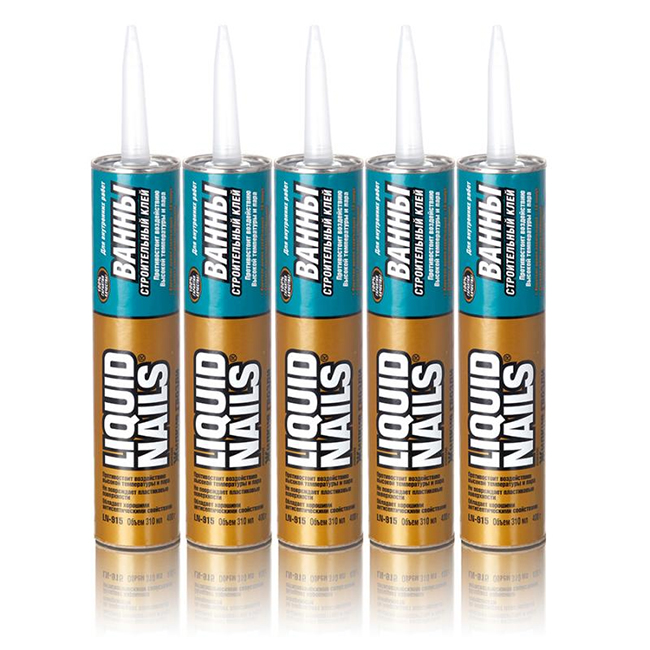 LIQUID NAILS LN-915 Bains - pour la finition de pièces humides