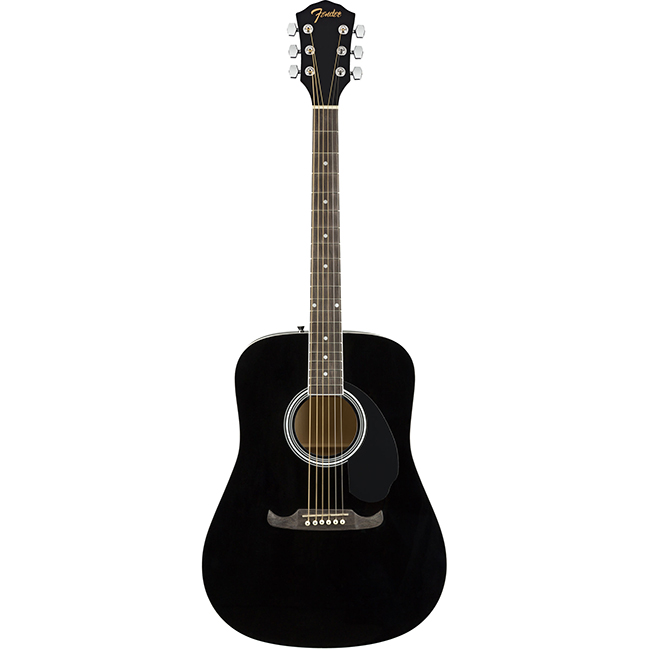 FENDER FA-125 DREADNOUGHT W / BAG, NOIR - avec étui