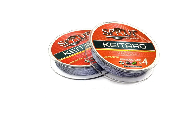 Ligne tressée Keitaro Ultimate x4 140m 0,14mm Space Gray - très glissante