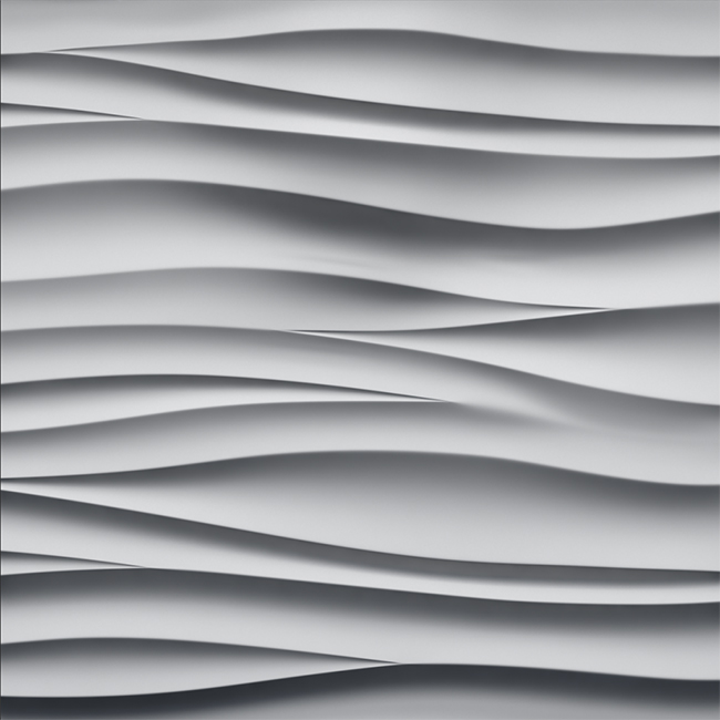 Panneau de plâtre 3D Artpole Silk 2 - pour la décoration murale autour d'une cheminée