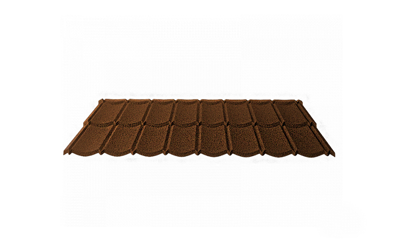 METROTILE Metrobond brown, 1350х415 mm - avec des écailles originales