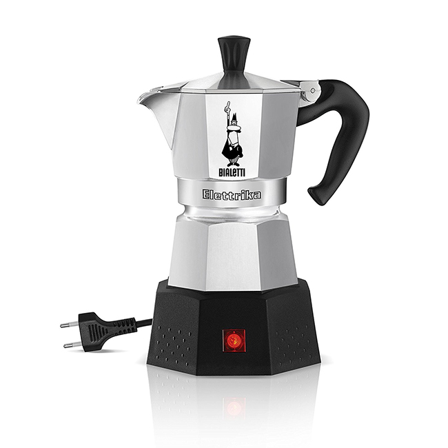 Bialetti Elettrika - l'utilisation de café moulu et de café instantané est acceptable