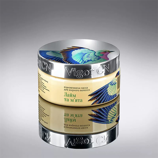 VIGOR Mask Lime and Mint - effet rafraîchissant pour les cheveux gras