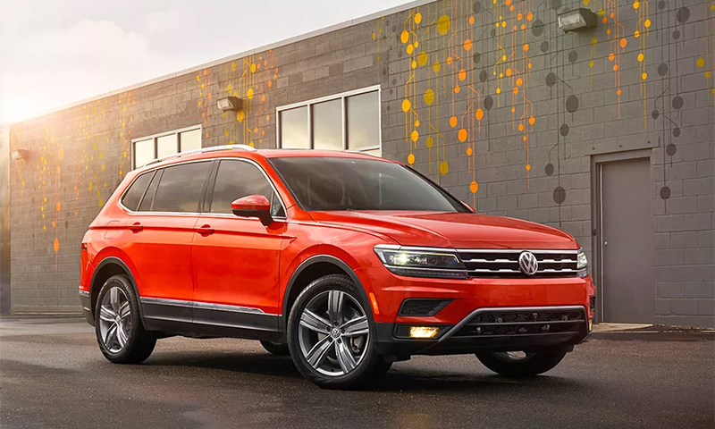 Volkswagen Tiguan - avec une garde au sol élevée