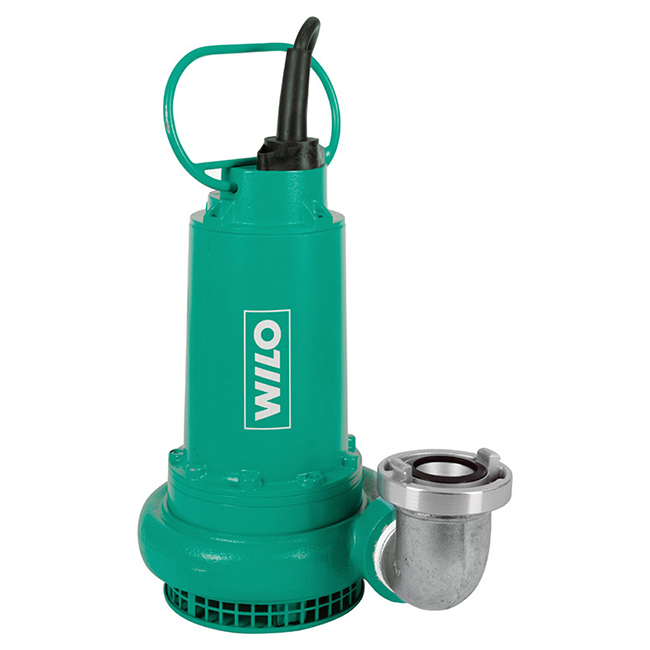Wilo EMU KS 8 ES - une puissante pompe submersible pour le pompage des déchets fécaux