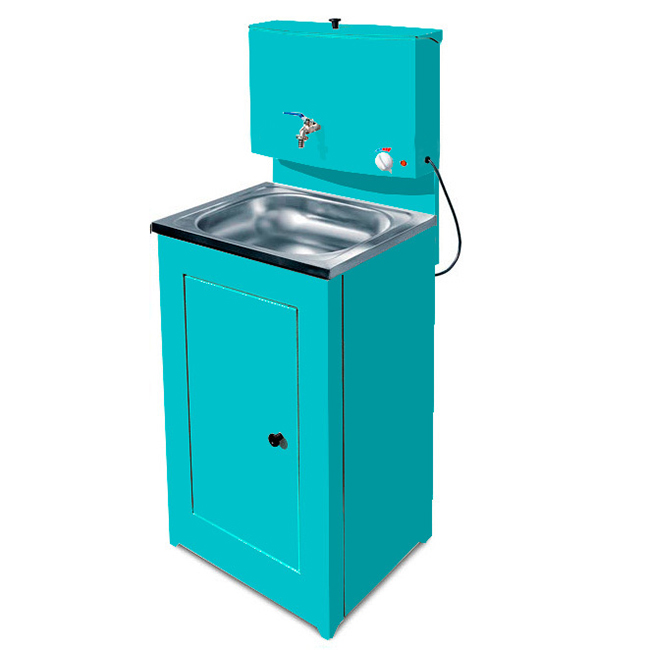 Aquatex 52139 - lavabo avec convecteur électrique à usage interne