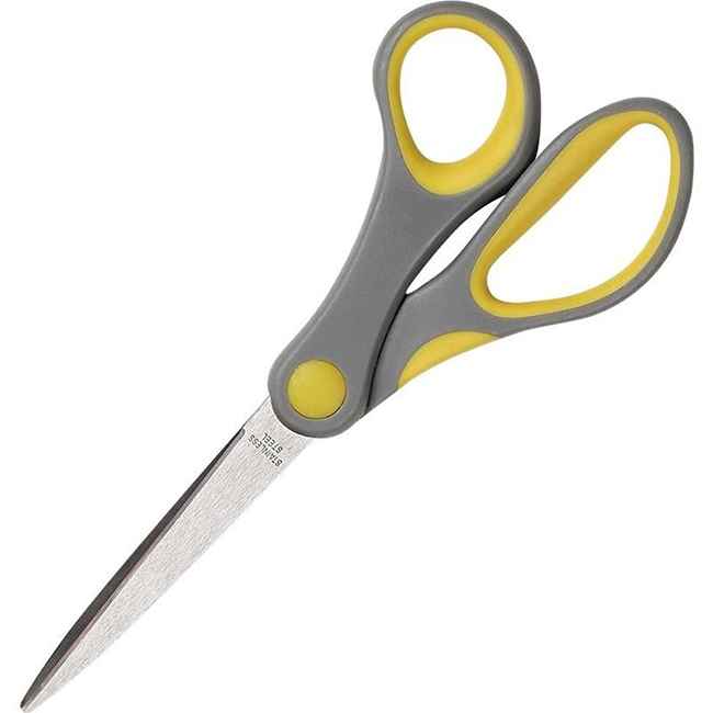 Ciseaux attachés 180 mm - pour l'école