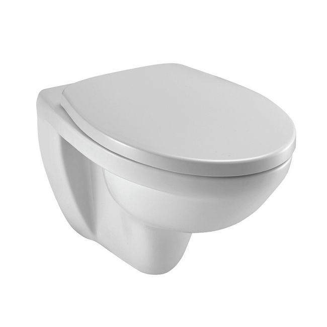 Jacob Delafon Patio E4187-00 - une toilette suspendue avec un soin simple