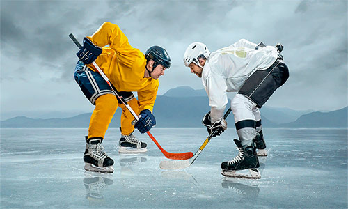 Bâtons de hockey