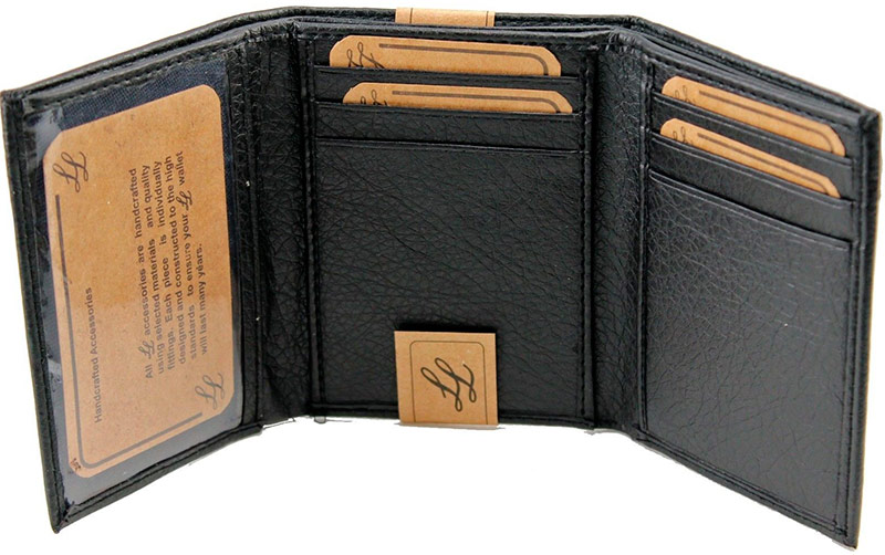 LEATHEROLOGY Trifold avec porte-cartes