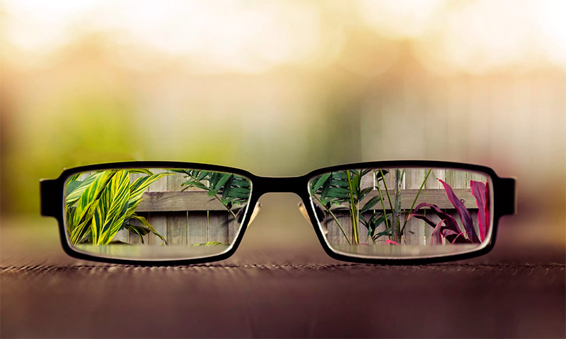 Des lunettes