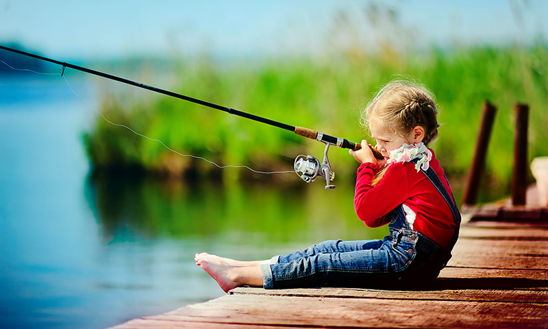 Le principe de fonctionnement et le dispositif cannes à pêche
