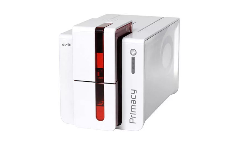 Evolis Primacy - Imprimante de cartes universelle avec possibilité d'impression couleur recto verso