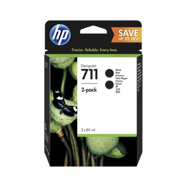 HP 711 Black (P2V31A) - consommables de marque pour les traceurs