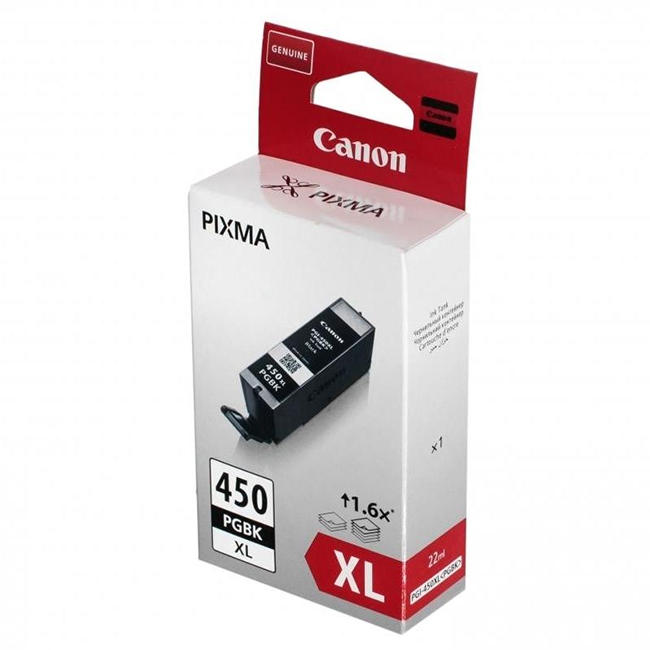 Canon PGI-450Bk XL (6434B001) - Cartouche longue durée pour imprimantes Pixma