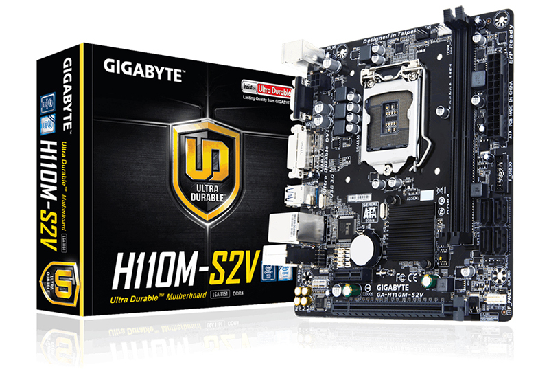 GIGABYTE GA-H110M-S2V - pour l'assemblage d'un mini-ordinateur