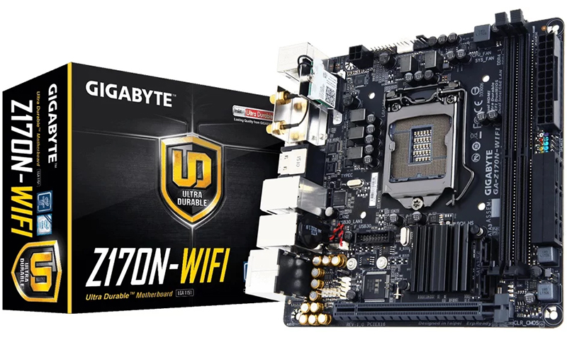 GIGABYTE GA-Z170-D3H - avec le dernier connecteur de processeur