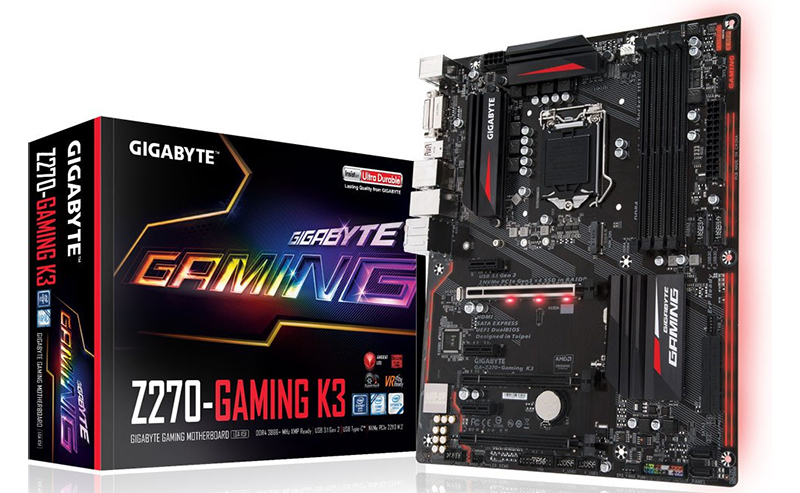 GIGABYTE GA-Z270-Gaming K3 - avec mode trois canaux